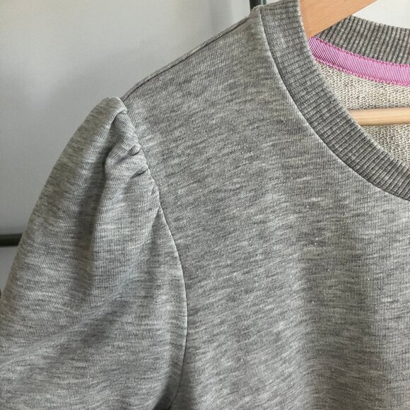 Heather grey sweatshirt dress with shoulder detail (Boden tall size - 18L / 18T) - Picture 1 of 6